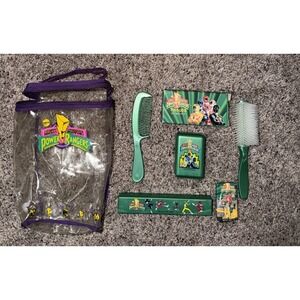Vintage Saban Power Rangers Kid Care Bathroom Kit Set 1994 *missing cup*